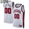 Maillot Enfant Chicago Bulls Personnalisable 2022-23 Nike City Edition Blanc Swingman